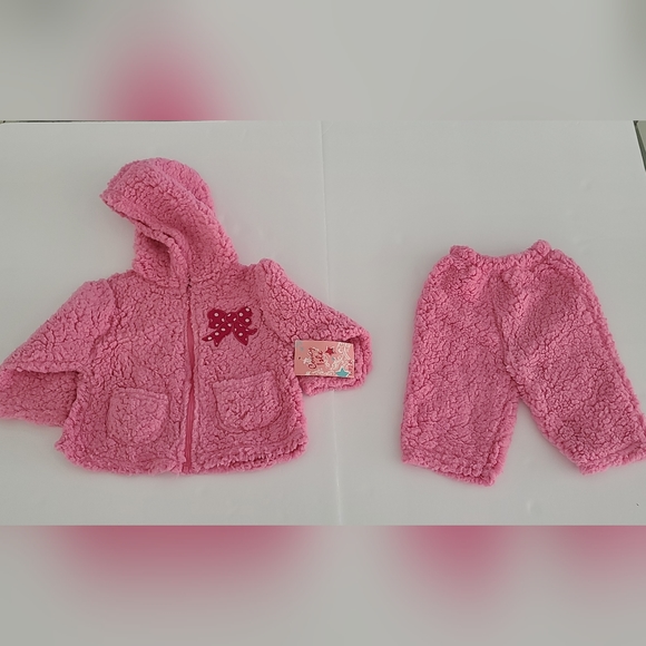Coney Isle Baby Girl 2 piece Pink Size 6-9 Months - Picture 3 of 8
